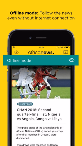 Africanews - News in Africa Screenshot 2 - AppWisp.com Africanews - News in Africa Screenshot 2 - AppWisp.com