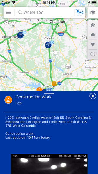 511 South Carolina Traffic Screenshot 4 - AppWisp.com 511 South Carolina Traffic Screenshot 4 - AppWisp.com