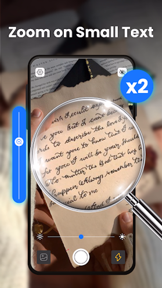 Magnifying Glass & Flashlight Screenshot 2 - AppWisp.com Magnifying Glass & Flashlight Screenshot 2 - AppWisp.com