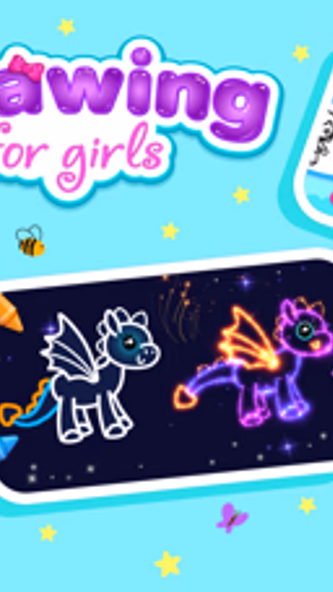 Kids Drawing Games for Girls Screenshot 1 - AppWisp.com Kids Drawing Games for Girls Screenshot 1 - AppWisp.com