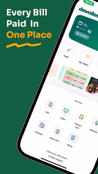 Dewallet Screenshot 1 - AppWisp.com Dewallet Screenshot 1 - AppWisp.com