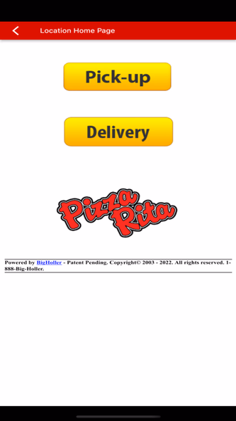 Pizza Rita Spokane Screenshot 2 - AppWisp.com Pizza Rita Spokane Screenshot 2 - AppWisp.com