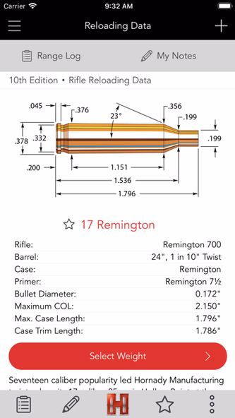 Hornady Reloading Guide Screenshot 3 - AppWisp.com Hornady Reloading Guide Screenshot 3 - AppWisp.com