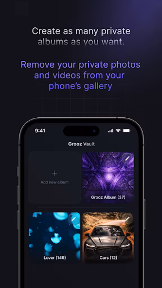 Grooz Vault - Hide Pic & Video Screenshot 2 - AppWisp.com Grooz Vault - Hide Pic & Video Screenshot 2 - AppWisp.com