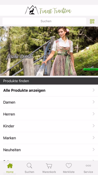 Finest Trachten Screenshot 1 - AppWisp.com Finest Trachten Screenshot 1 - AppWisp.com