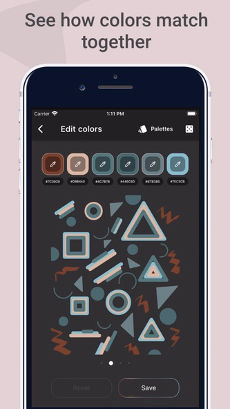 Color Wheel Palette: ColorGear Screenshot 3 - AppWisp.com Color Wheel Palette: ColorGear Screenshot 3 - AppWisp.com