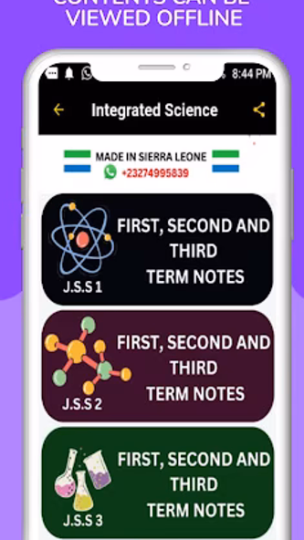 Integrated Science Notes Screenshot 2 - AppWisp.com Integrated Science Notes Screenshot 2 - AppWisp.com
