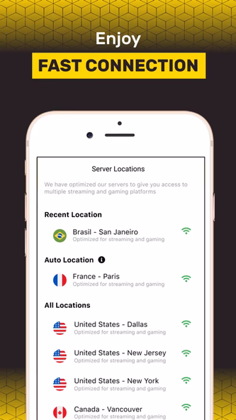Hot VPN: Super Fast & Easy Screenshot 3 - AppWisp.com Hot VPN: Super Fast & Easy Screenshot 3 - AppWisp.com