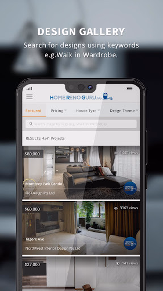 HomeRenoGuru Renovation Portal Screenshot 3 - AppWisp.com HomeRenoGuru Renovation Portal Screenshot 3 - AppWisp.com