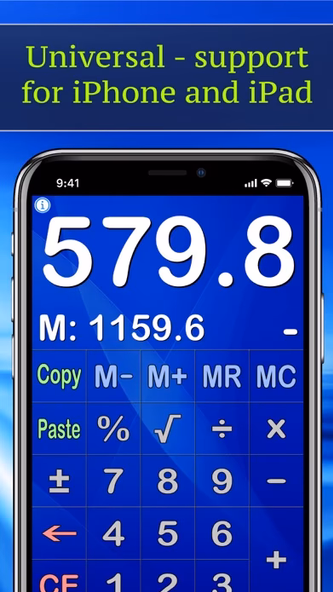 Basic Calculator: Classic Calc Screenshot 4 - AppWisp.com Basic Calculator: Classic Calc Screenshot 4 - AppWisp.com