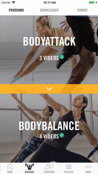 Les Mills Releases Screenshot 2 - AppWisp.com Les Mills Releases Screenshot 2 - AppWisp.com