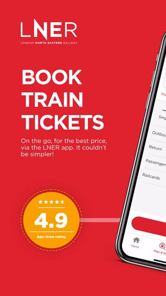 LNER | Train Times & Tickets Screenshot 1 - AppWisp.com