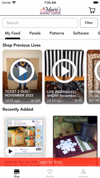 Marie’s Sewing Center Screenshot 2 - AppWisp.com Marie’s Sewing Center Screenshot 2 - AppWisp.com