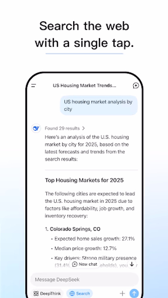 DeepSeek - AI Assistant Screenshot 3 - AppWisp.com DeepSeek - AI Assistant Screenshot 3 - AppWisp.com