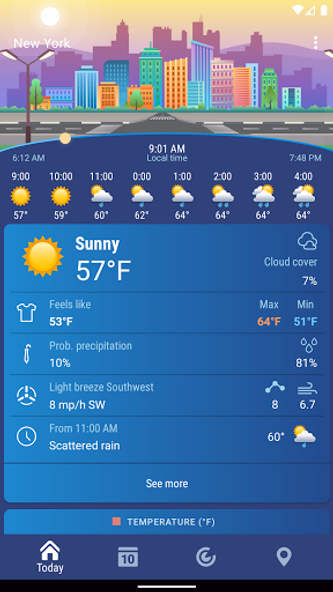 Weather XS PRO Screenshot 1 - AppWisp.com Weather XS PRO Screenshot 1 - AppWisp.com