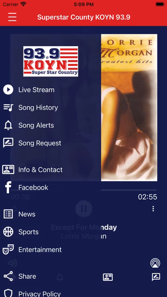 KOYN 93.9 Screenshot 2 - AppWisp.com KOYN 93.9 Screenshot 2 - AppWisp.com