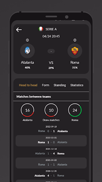 Soccer Predictions Screenshot 2 - AppWisp.com Soccer Predictions Screenshot 2 - AppWisp.com