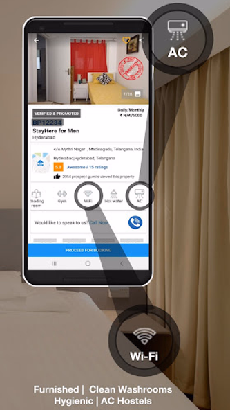 PGO : Hostel/PGs Bookings App Screenshot 4 - AppWisp.com PGO : Hostel/PGs Bookings App Screenshot 4 - AppWisp.com