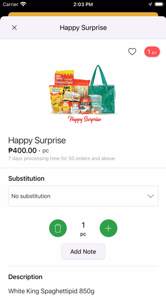 WalterMart Delivery Screenshot 3 - AppWisp.com WalterMart Delivery Screenshot 3 - AppWisp.com