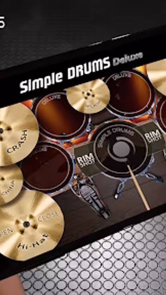 Simple Drums Deluxe - Drum Kit Screenshot 2 - AppWisp.com Simple Drums Deluxe - Drum Kit Screenshot 2 - AppWisp.com