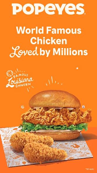 Popeyes India: Food Delivery Screenshot 3 - AppWisp.com Popeyes India: Food Delivery Screenshot 3 - AppWisp.com