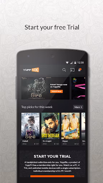 YuppFlix –Indian Movies online Screenshot 2 - AppWisp.com YuppFlix –Indian Movies online Screenshot 2 - AppWisp.com
