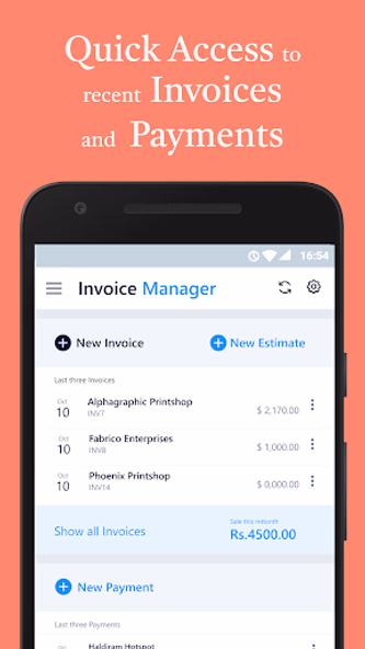 Simple Invoice Manager Screenshot 1 - AppWisp.com Simple Invoice Manager Screenshot 1 - AppWisp.com