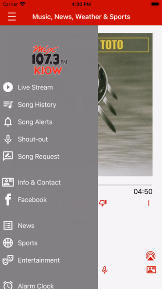 Mix 107.3 KIOW Screenshot 2 - AppWisp.com