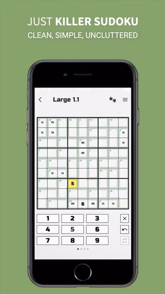 Killer Sudoku Screenshot 1 - AppWisp.com Killer Sudoku Screenshot 1 - AppWisp.com