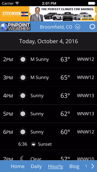 Pinpoint Weather - KDVR & KWGN Screenshot 3 - AppWisp.com Pinpoint Weather - KDVR & KWGN Screenshot 3 - AppWisp.com