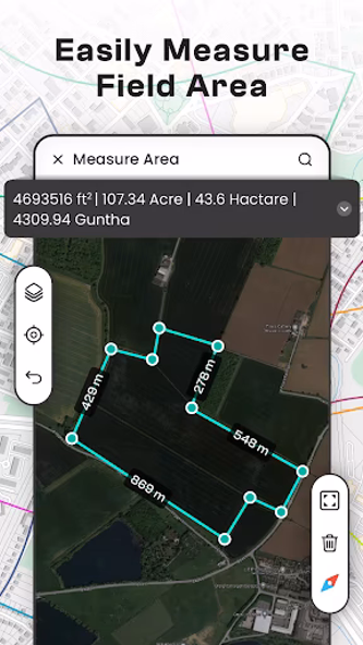 GPS Land Field Area Measure Screenshot 1 - AppWisp.com GPS Land Field Area Measure Screenshot 1 - AppWisp.com