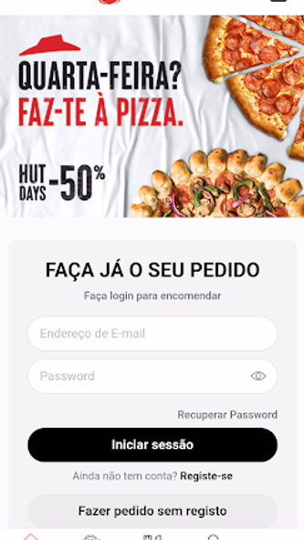 Pizza Hut Portugal Screenshot 1 - AppWisp.com Pizza Hut Portugal Screenshot 1 - AppWisp.com