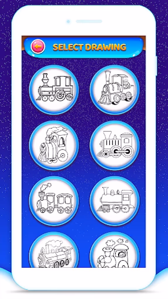 Train Coloring Book Game Screenshot 2 - AppWisp.com Train Coloring Book Game Screenshot 2 - AppWisp.com