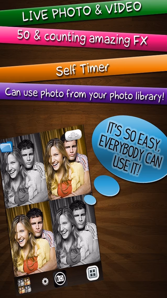 CamStar Pro - Fun Live Photo Booth FX via Camera and Video for IG, FB, PS, Tumblr Screenshot 3 - AppWisp.com CamStar Pro - Fun Live Photo Booth FX via Camera and Video for IG, FB, PS, Tumblr Screenshot 3 - AppWisp.com