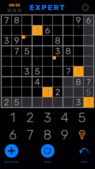 Sudoku (Classic Puzzle Game) Screenshot 2 - AppWisp.com Sudoku (Classic Puzzle Game) Screenshot 2 - AppWisp.com