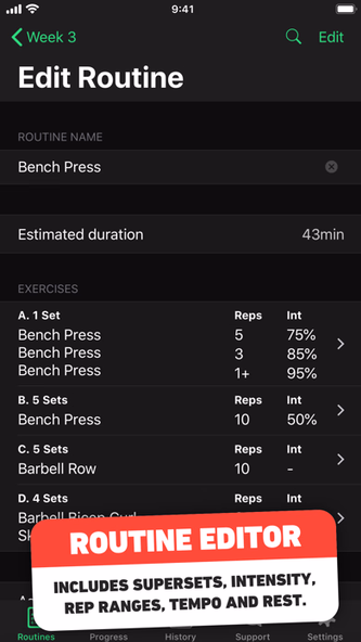 HeavySet - Gym Workout Log Screenshot 4 - AppWisp.com HeavySet - Gym Workout Log Screenshot 4 - AppWisp.com