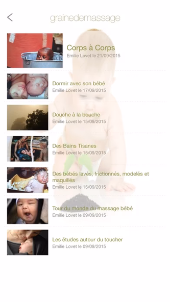 Graine de Massage Screenshot 3 - AppWisp.com Graine de Massage Screenshot 3 - AppWisp.com