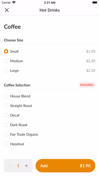 Uncommon Grounds Coffee & Tea Screenshot 4 - AppWisp.com Uncommon Grounds Coffee & Tea Screenshot 4 - AppWisp.com