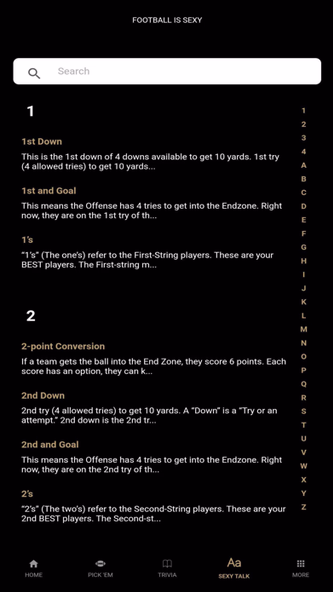 Football Is Sexy Screenshot 3 - AppWisp.com Football Is Sexy Screenshot 3 - AppWisp.com