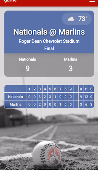 Washington Baseball Screenshot 3 - AppWisp.com Washington Baseball Screenshot 3 - AppWisp.com