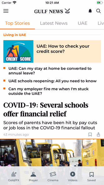 Gulf News Screenshot 1 - AppWisp.com Gulf News Screenshot 1 - AppWisp.com