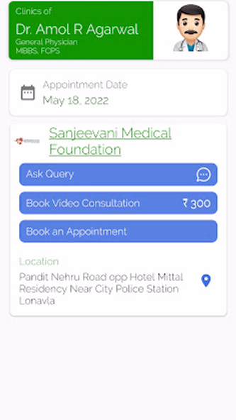 Dr. Amol Agarwal Screenshot 2 - AppWisp.com Dr. Amol Agarwal Screenshot 2 - AppWisp.com
