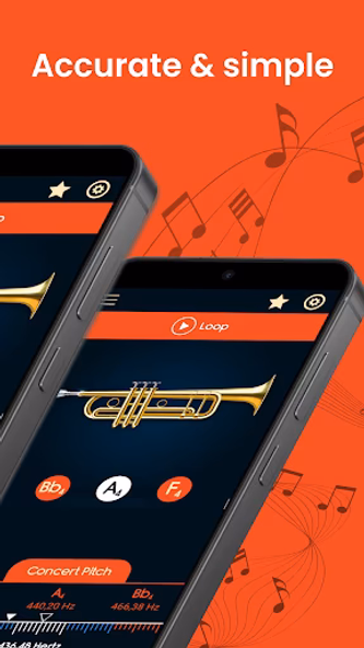 Master Trumpet Tuner Screenshot 2 - AppWisp.com Master Trumpet Tuner Screenshot 2 - AppWisp.com