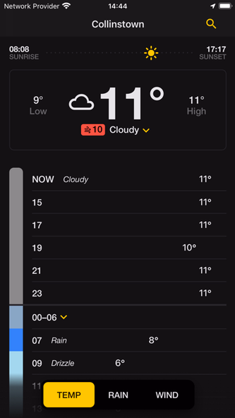 Darksun Weather Forecast Screenshot 1 - AppWisp.com Darksun Weather Forecast Screenshot 1 - AppWisp.com