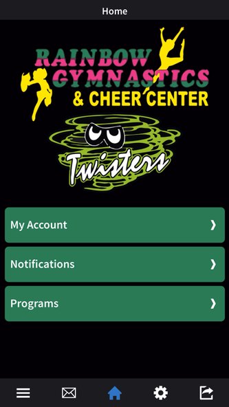 Rainbow Gymnastics & Cheer Screenshot 2 - AppWisp.com Rainbow Gymnastics & Cheer Screenshot 2 - AppWisp.com