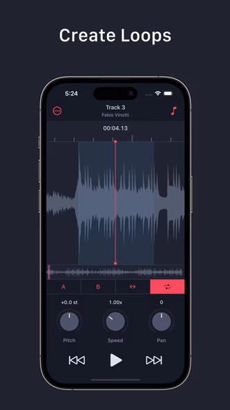 AudioTweak - Transcribe Music Screenshot 2 - AppWisp.com AudioTweak - Transcribe Music Screenshot 2 - AppWisp.com