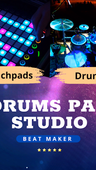 Drum Pad - Beat Maker Screenshot 1 - AppWisp.com Drum Pad - Beat Maker Screenshot 1 - AppWisp.com