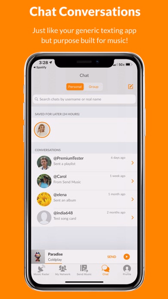 Resonate: Music Messenger Screenshot 4 - AppWisp.com Resonate: Music Messenger Screenshot 4 - AppWisp.com