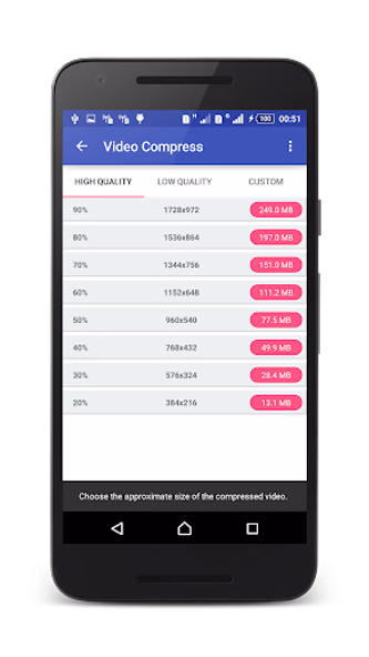 Video Compress Screenshot 4 - AppWisp.com Video Compress Screenshot 4 - AppWisp.com