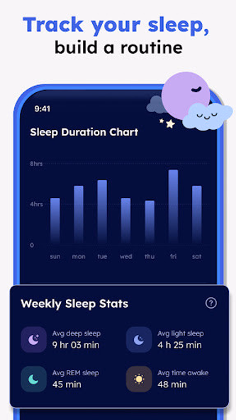 Calm Sleep Sounds & Tracker Screenshot 4 - AppWisp.com Calm Sleep Sounds & Tracker Screenshot 4 - AppWisp.com